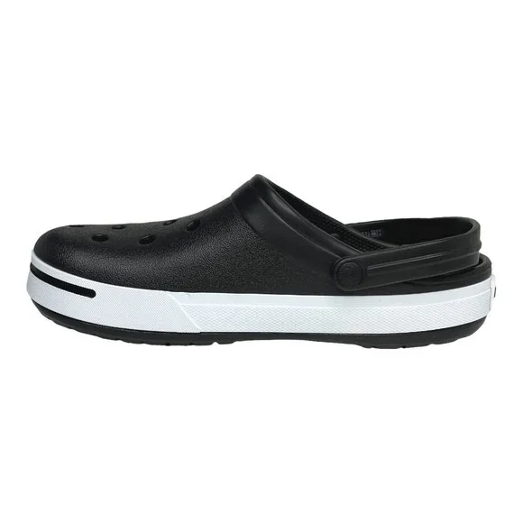 Crocs Crocband Mens Clog Size 8 Black Slip on Water Friendly Comfortable Sandals - Picture 4 of 15